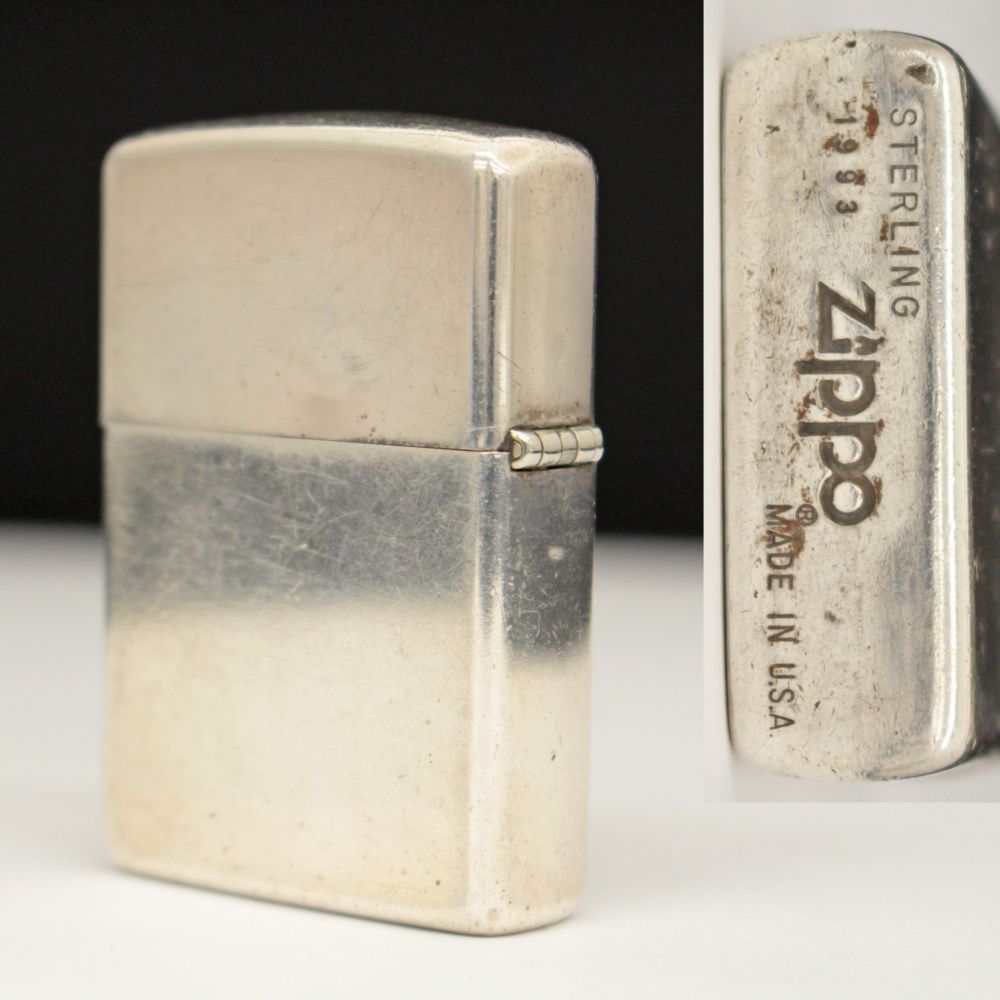 Zippo スターリングシルバー 1993年無地