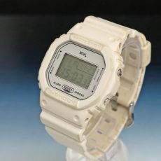 G-SHOCK/MHL.(マーガレットハウエル)コラボ/デジタル腕時計/ホワイト/使用感多