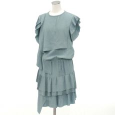 ヌメロヴェントゥーノ/半袖ワンピース/ブルー