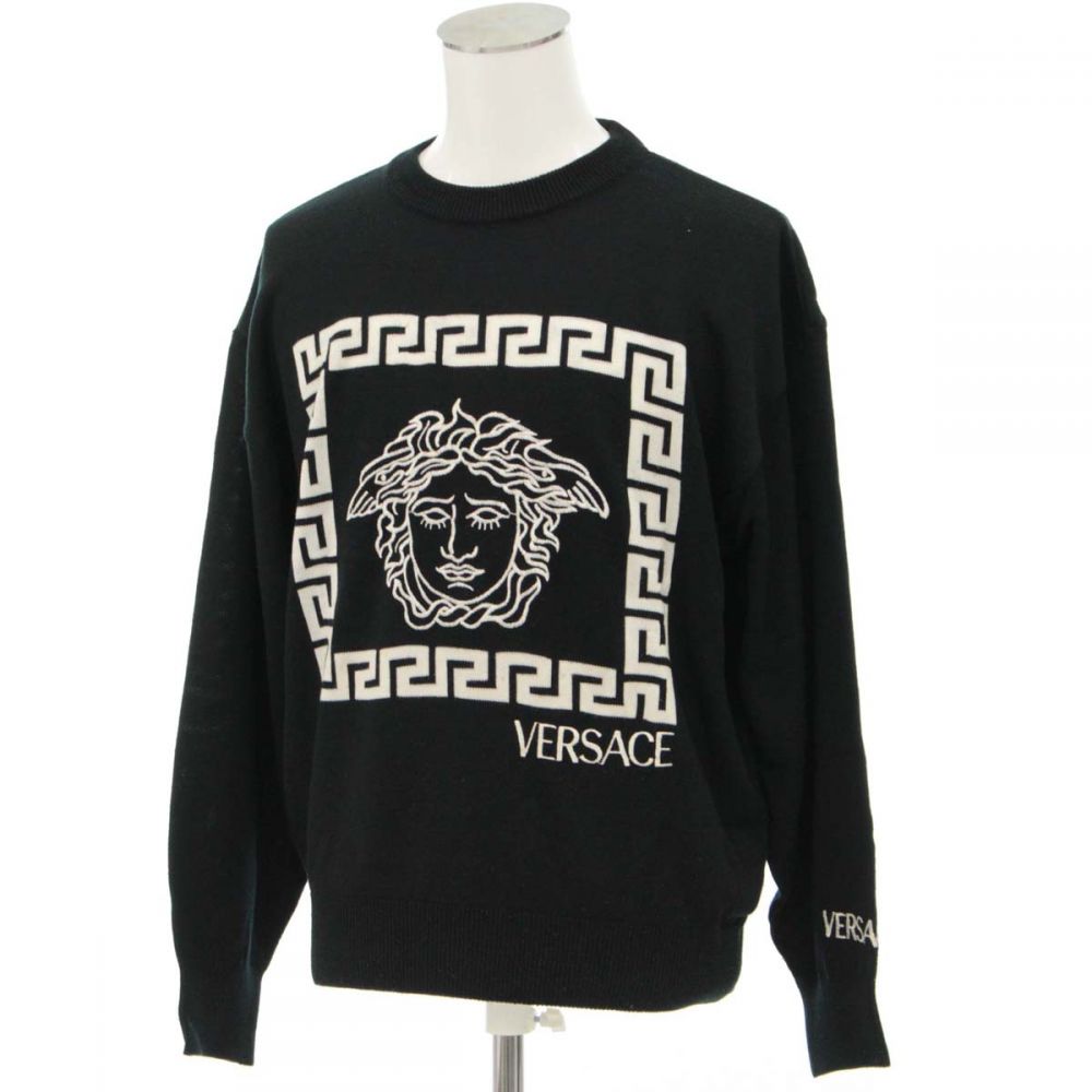 ジャンニ ヴェルサーチ メデューサ刺繍ニット セーターの高価買取