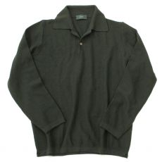 ザノーネ イタリア製 長袖 襟付ニット ポロ セーター サイズ48