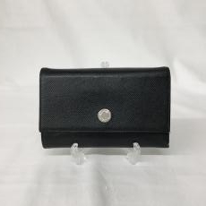 ブルガリ/三つ折り財布/BB/レザー/ブラック