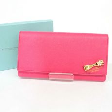 サマンサタバサプチチョイス/二つ折り長財布/PVC/ピンク