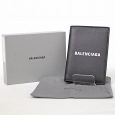 バレンシアガ/カードケース/レザー/ブラック