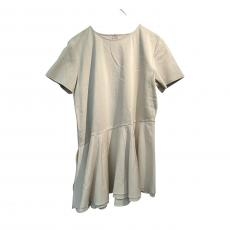 23区/シアーフリルジャージーペプラムカットソー/23SS/KKWOSM0631/参考価格¥11110/ベージュ