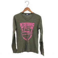 HYSTERIC GLAMOUR/ヒステリックグラマー/ガールズプリント長袖カットソー/0241CL03