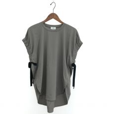 ランバンオンブルー/ギャザードロストオーバーカットソー/接触冷感/UVカット/23SS