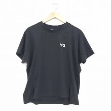 Y-3/半袖カットソー/×アディダス/ブラック