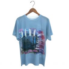 トランク(ヒロココシノ）/オリジナルグラフィックTシャツ/半袖カットソー/ブルー/サイズ38