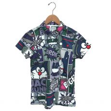 ジャックバニーバイパーリーゲイツ/ドラえもん/ポロシャツ/2021SS/半袖/マルチカラー/サイズ2