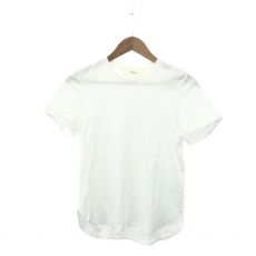 シクラス/半袖カットソー/クルーネックTシャツ/ワンポイント/ホワイト/サイズ34