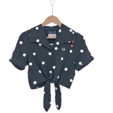 FRED PERRY/フレッドペリー/POLKA DOT SHIRT/ポルカドットレーヨンシャツ/エイミーワインハウス