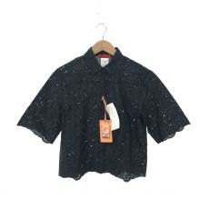 マックス&コー/刺繍ブラウス/パンチング/2023SS/サイズ42/定価￥39.600