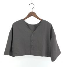 ランバンオンブルー/トリアセツイル2wayブラウス/前後2WAY/24SS