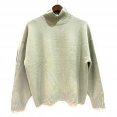 オーラリー/ニット/BABY CASHMERE KNIT TURTLE NECK/グリーン