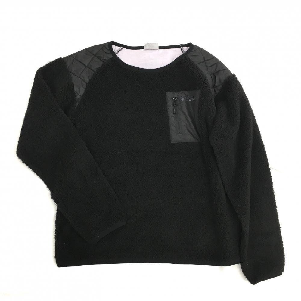 SYNTHETIC LEATHER CREWNECK SWEAT Mブラック 店舗・通販 www.baumarkt