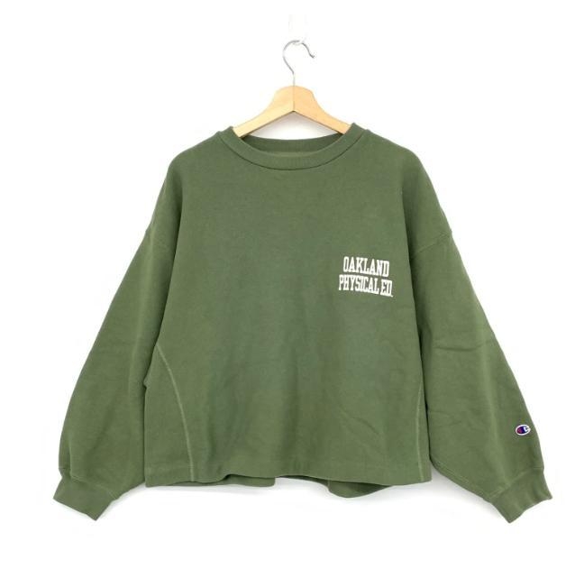 チャンピオン REVERSE WEAVE クルーネックスウェット 川口春奈 着用 silent OAKLAND  オークランの高価買取【リサイクルティファナ】