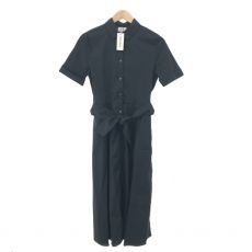 ウールリッチ/BELTED POPLIN SHIRT DRESS/オフィスドレス/ブラック/XS