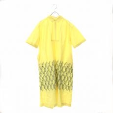ミナペルホネン/半袖ワンピース/sitruuna/22ｓｓ/イエロー/参考定価￥79200