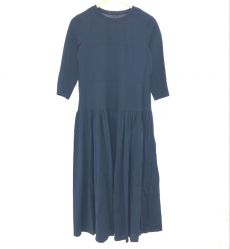 Leilian：EZUMI/レリアン：エズミ/洗えるロングフレアワンピース/IS-0301265/ネイビー/サイズ11/定価￥49.500/ブランドタグなし