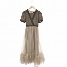 エミリアウィズ/ワンピース/ロイヤルクチュールドレス/MA0131/Royalcoturedress/定価26180円/レース/ベージュ