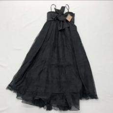 エイミーイストワール/ワンピース/フロントリボンレースドレス/ブラック