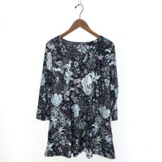 Makana na Kathy デニム刺繍ワンピース マカナナキャシー