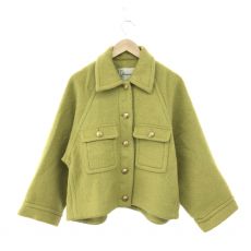 ダイアグラム/モヘヤシャギーオーバージャケット/22AW/3510300554/定価5.4万/イエロー