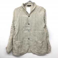 ワイズ/シャーリングデザインシャツジャケット/リネン100％/ベージュ