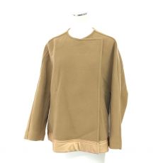 クロエ/ノーカラーショートコート/21AW/ベージュ