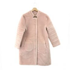 バースデーバッシュ/DREAMIN PINK BOA COAT/ウール/ピンク