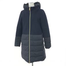 ヘルノ/ダウンコート/PI0848D/DIAGONAL WOOL AND NUAGE PARKA/ネイビー