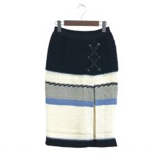コーヘン/スカート/異素材ミックススリットスカート/サイズ38/定価￥33.480/シミ有