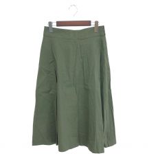 セオリー/スカート/リネンスカート/ORGANIC.CRUNCH.WASH./CIRCLE.SKIRT/カーキ/サイズ2