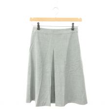 ダックスロンドン/タック入りフレアスカート/グレー/大きいサイズ42/定価￥39.600