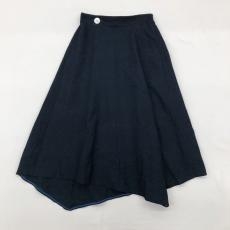 パラスパレス/スカート/コットンフレア裾アシンメトリー