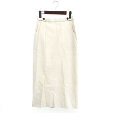 リムアーク/コットンリネンラインスカート/21SS/ホワイト/定価18700円/汚れ