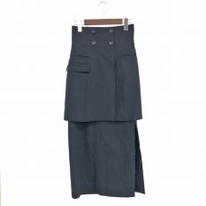 アメリヴィンテージ/スカート/3WAY LIKE JACKET SET SKIRT/2022AW/定価26400円/ブラック