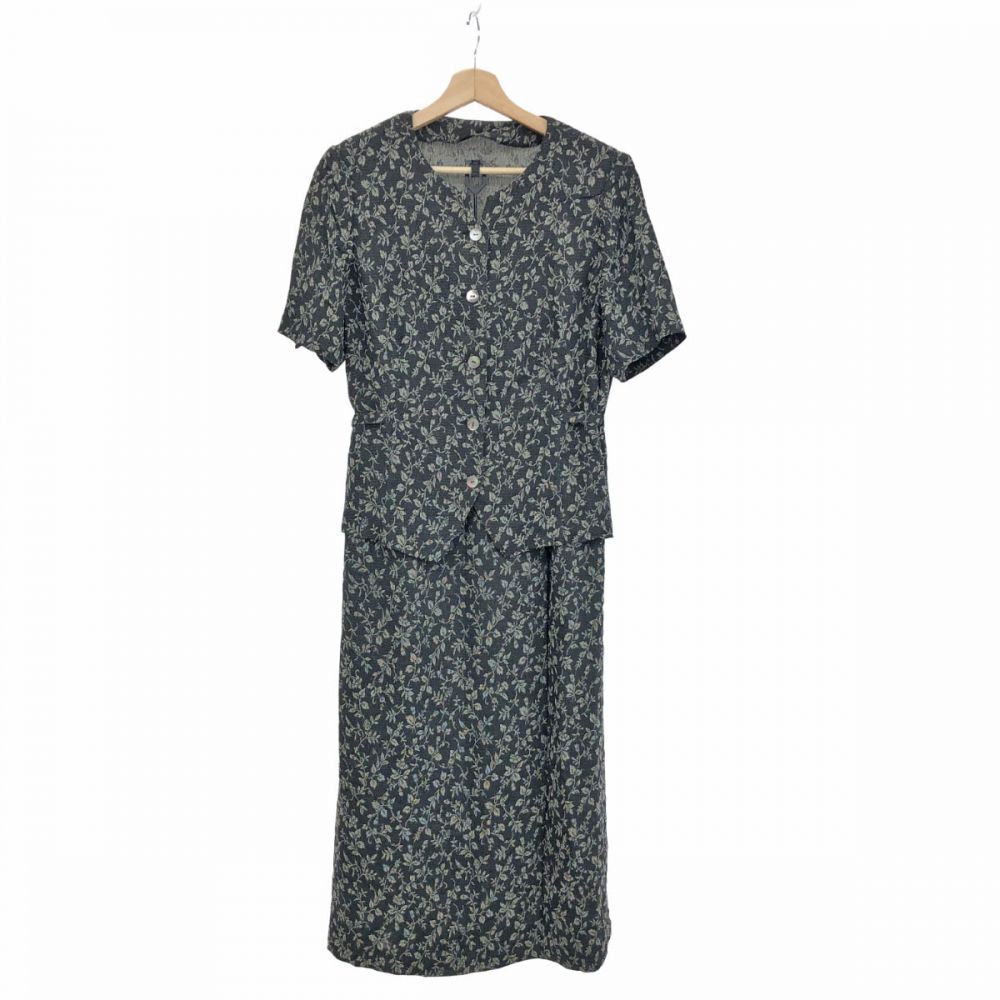 美品 レリアン 大きいサイズ 15+ 2XL 花柄 レース 3点 セットアップ 見合わ