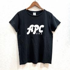 アーペーセー/半袖カットソー/Michael Kopelman/4114413/ロゴプリント/ブラック