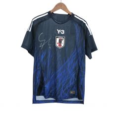アディダス×ワイスリー/関根大輝サイン入り/4番/サッカー日本代表/2024/ホームレプリカユニフォーム/IU0957/関根選手/サイズXL/未使用品