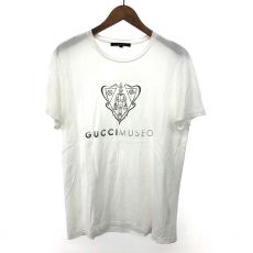 グッチ/半袖カットソー/クレストロゴ/Gucciミュージアム限定/ホワイト