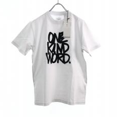 サカイ/半袖カットソー/Eric Haze T-Shirt One Kind Word/21-0303S/ホワイト/薄汚れ