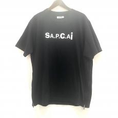 サカイ/カットソー/A.P.Cコラボ/21ｓｓ/ジップデザイン/ブラック