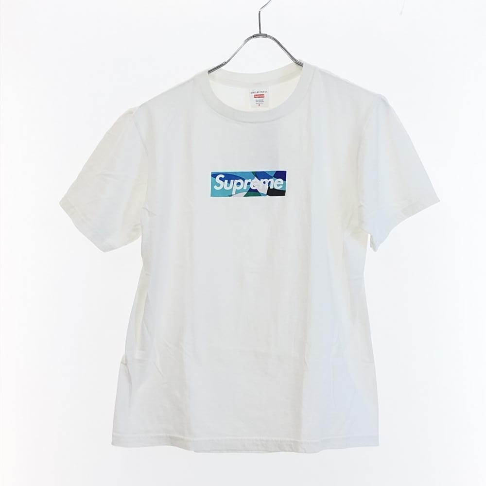 シュプリーム×エミリオプッチ/カットソー/ボックスロゴTシャツ/Box Logo Tee/ホワイト