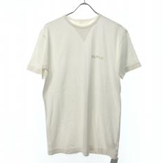 パパス/半袖カットソー/ロゴ/ホワイト/汚れ