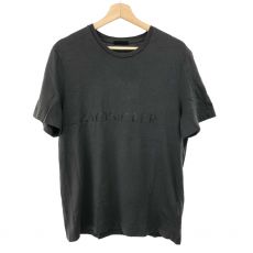 モンクレール/カットソー/MAGLIA T-SHIRT/F20918C7A710/スプリットロゴ/グレー/使用感