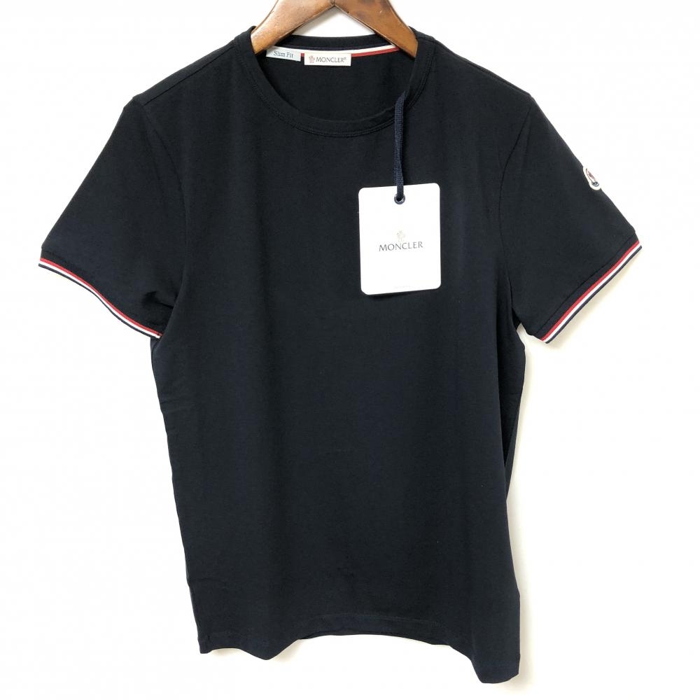 モンクレール/半袖カットソー/クルーネック/ネイビーの高価買取