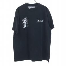 OFF-WHITE/カットソー/KISS LOGO TEE/OMAA038E20JER008/ブラック/使用感