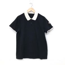 モンクレール/半袖ポロシャツ/MAGLIA　POLO/MANICA CORTA/ブラック